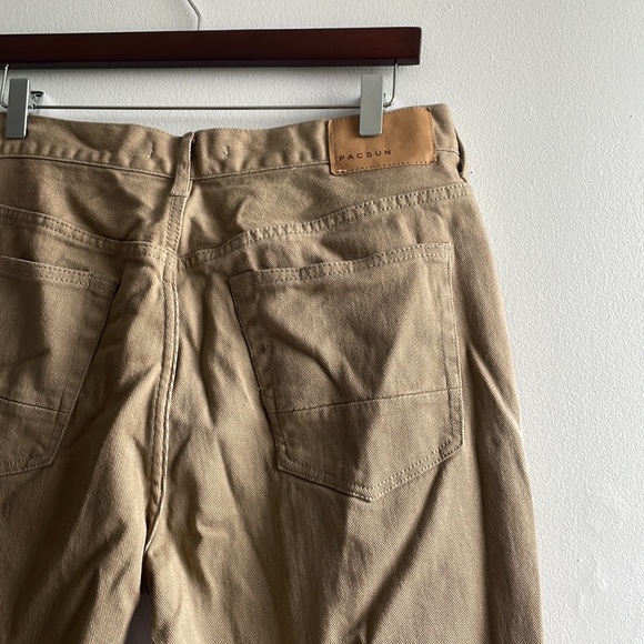 PacSun Khaki Pants Size 33 Slim Fit - Picture 6 of 9
